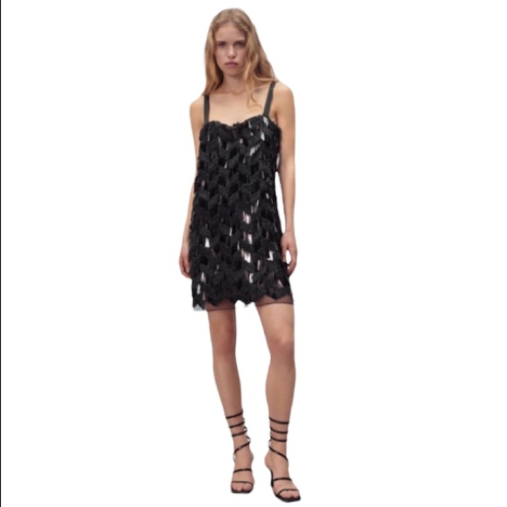 ZARA sequin mini dress